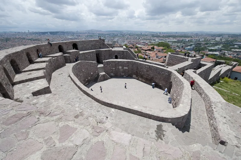 Castelo de Ancara (Ankara Kalesi) — fortaleza que domina a capital da Turquia