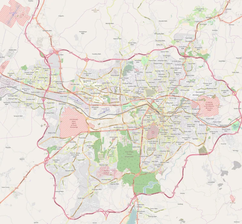 Castelo de Ancara (Ankara Kalesi) — fortaleza que domina a capital da Turquia
